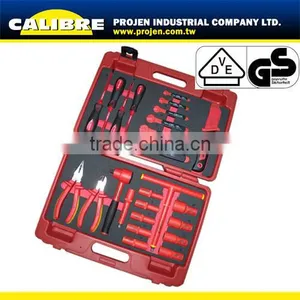 CALIBRE 25PC 3/8" Dr VDE Ratchet and VDE Socket Set thumbnail-1