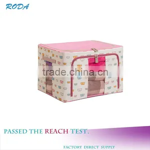Household Foldable Oxford Fabric Storage Box thumbnail-4