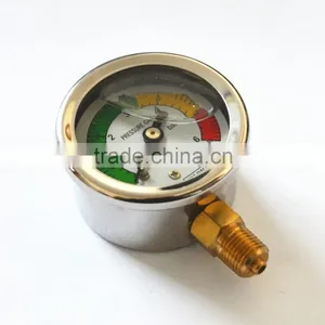 High Quality Stainless Steel Pressure Gauge Glycerin Filled Pressure Gauge Pressure Gauge With Alarm thumbnail-3