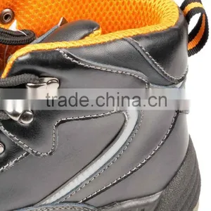 Anti-Puncture Anti Static Split Embossed Leather Toe Cap Safety Shoes thumbnail-6
