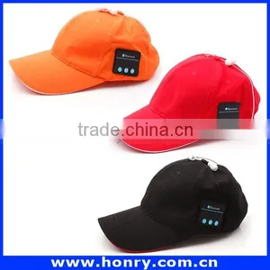 Free Sample Sport Bluetooth Headphone Hat for Samsung Smartphones thumbnail-4