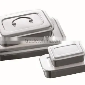 MK03-717 Hospital Surgical Medical Stainless Steel Medical Hollow Ware Instruments Sterilization Tray Side Without Hole thumbnail-1