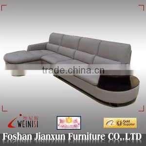 AD627 Solid Wood Frame Leather Sofa thumbnail-1