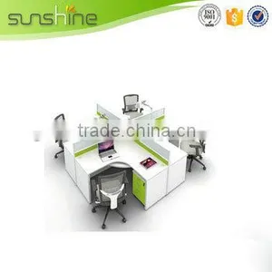 China Wholesale Open Space Office Workstation Office Laminated Partition Wall thumbnail-5