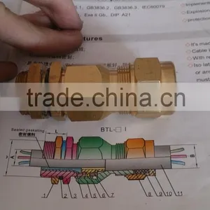 BTL Explosion Proof Brass Cable Gland With High Quality thumbnail-5