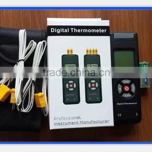 2015 High Quality Digital LCD K Type -200~1350C Thermometer Meter 4 Input Thermocouple Probe Temperature Thermometer TL-TK04 thumbnail-2