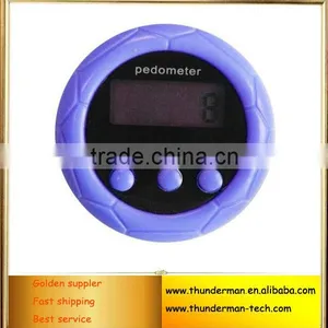 2D Digital Multifunctional Football Shape Pedometer With Time Function thumbnail-1