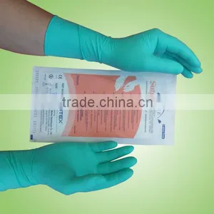 2014 Cheap Sterile Nitrile Rubber Surgical Gloves thumbnail-1