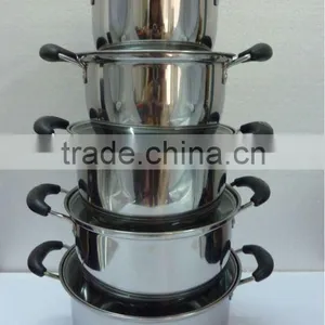 Stainelss Steel Cookware Set 10 Pcs (16-24cm) thumbnail-1