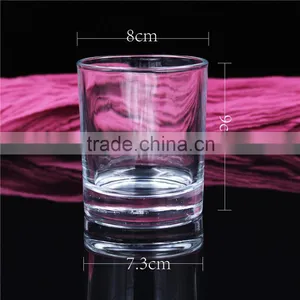 80*90 Round Wholesale Luxury Clear Scented Candle Glass Jar thumbnail-1