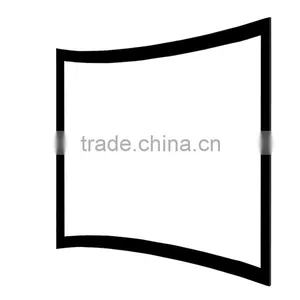 16:9 100" Aluminum Curved Fixed Frame Projection Screen thumbnail-1