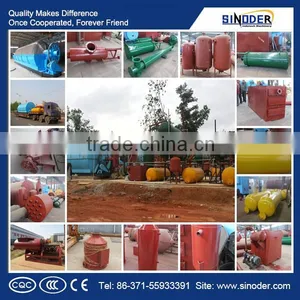 Environmental Friendly Waste Tyre Pyrolysis to Diesel ,waste Plastic Pyrolysis to Oil ,pyrolysis Plant thumbnail-1