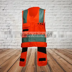 2014 Hot Sale High Quality Work High Visibility Safety Reflective Vest thumbnail-1