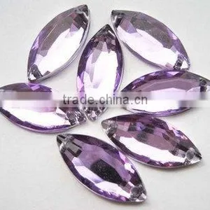 Acrylic Rhinestone in Boat Shape thumbnail-1