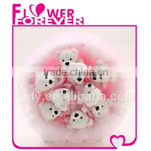 Best Selling Valentine Bear Flowers thumbnail-1