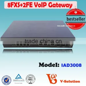 8FXS Ports VoIP Gateway With 4KV Surge Protection Dinstar VoIP Gateway thumbnail-1
