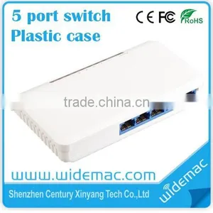 Cheapest Mini 5 Port 10/100M Desktop Ethernet Switch With Plastic Case (WD-1005P) thumbnail-2