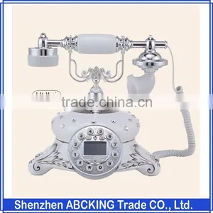 Antique Ceramic Bluetooth Wired Telephone New Landline thumbnail-1