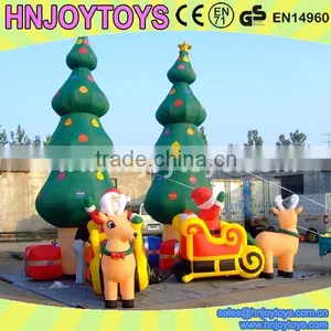 Giant Christmas Tree With 25ft Christmas Inflatable Santa(christmas Decorations) thumbnail-1