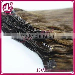 2016 Cheap Wholesale Virgin Brazilian Hair Hair Natural Clips in Human Hair Extensions thumbnail-2