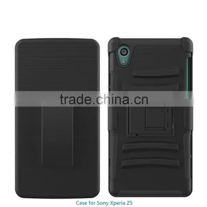 New Arrival PC Silicone Hybrid Slim Armor Case Moblie Phone Case for Sony Xperia z5 China Price thumbnail-1