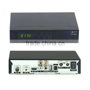 Original Freesat V7 Combo DVB-S2 / T2 MPEG4 Full 1080P HD Satellite Receiver Decoder With CA Slot Support PowerVu+ thumbnail-1