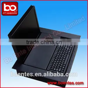 Carbon Steel 19 Inch LCD Screen Flip Up Mechanism With Keyboard Mouse thumbnail-1