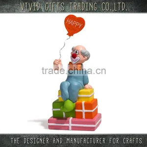 2016 the Newest Ceramic Clown Party Supply With Gifts and Cake thumbnail-2