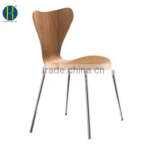 Fast Production ASH Wood Stacking Chair for Dining Purpose thumbnail-1