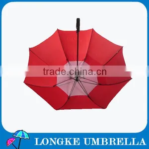 30" Windproof Golf Umbrella,doulbe Layer,fiberglass Frame. thumbnail-1