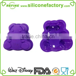 Non-stick Funny Bear Shaped Silicone Cake Mould thumbnail-1