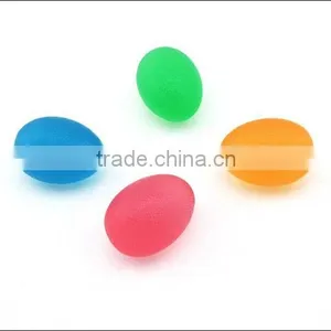 Silicone Grip Hand Finger Massage Decompression Ball Transparent Egg-shaped Vent Ball thumbnail-2