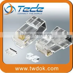 Category 6 UTP Gold Plating 8P8C RJ45 8P8C Connector thumbnail-1