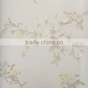 Non Woven Hot Sale Flower Garden Artificial Wallpaper thumbnail-3
