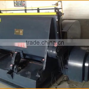 Semi Automatic Flat Die Cutting Machine for Producing Cardboard Carton Box thumbnail-2