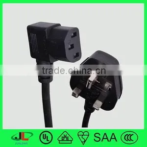 Moulded BS Ceitified UK 3 Pin Electric Plug With Fuse Extension Cords thumbnail-1