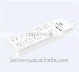 High Power Durable White USB Charging Travel Power Strip With 4 USB Sockets thumbnail-1