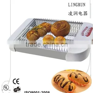 Stainless Steel and Plastic Base Electric Flat Toaster thumbnail-1