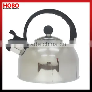 2.0L Stainlesss Steel Red Colour Whistling Kettle Tea Kettle Tea Pot thumbnail-1