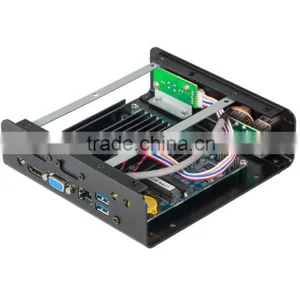 Fanless Mini pc 12v Windows xp Linux Intel Quad Core Processor Itx Motherboard With HDMI VGA COM thumbnail-3