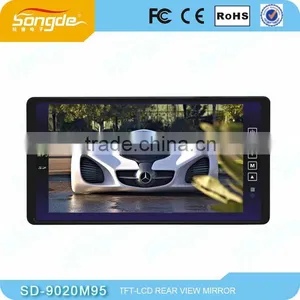 7'' 9'' Day Night Rear View Mirror Parking Sensor With USB thumbnail-1
