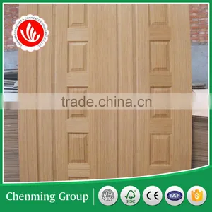 Newest Veneer Molded Mdf Door Skin Fine Line thumbnail-2