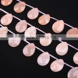 Peach Stone ,semi-precious Gemstone Beads,semi-precious Stone Beads thumbnail-1