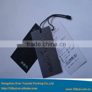 Hot Fabric Paper Garment Hang Tag thumbnail-1