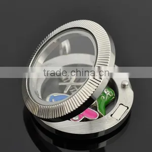 Best Selling New High Quality Interchangeable Magnetic Locket Pendant Necklace thumbnail-1