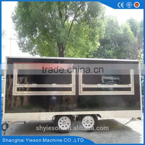 Heavy-duty China Mobile Food Cart Ice Cream Crepe Van / Welcome to Ask Yogurt Truck Food thumbnail-2
