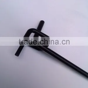 Powder Coated Single Wire Pegboard Metal Display Hook thumbnail-2