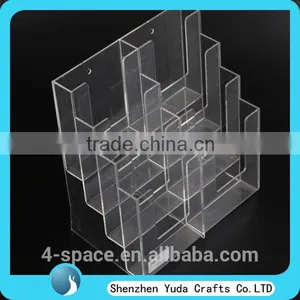 Best Selling Clear Acrylic Multistep Custom Restaurant Holder for Advertising Brochure thumbnail-6