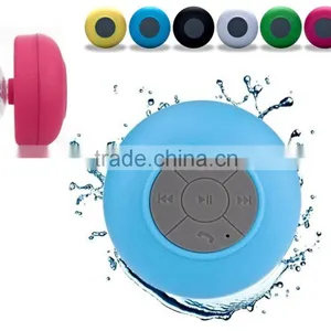 Innovative Waterproof Bluetooth Speaker With Silicon Suction Cup For Mobilephones Tablets PCs thumbnail-1