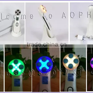 6 Colors LED and RF/EMS Sonic Skin Scrubber Facial Beauty Product thumbnail-2